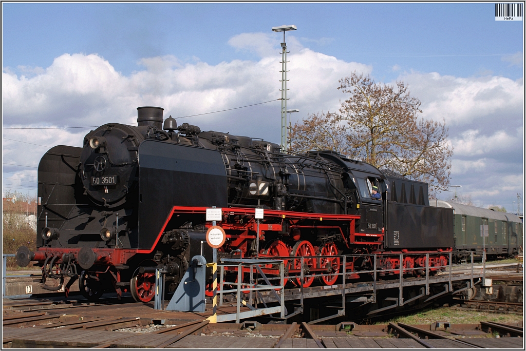 50 3501 auf der Drehscheibe